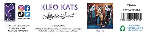 Ceaco Kleo Kats Trio - 500pc Puzzle Game