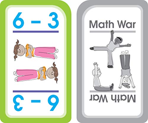 Math War Addition & Subtraction Game Cards - Ages 6+