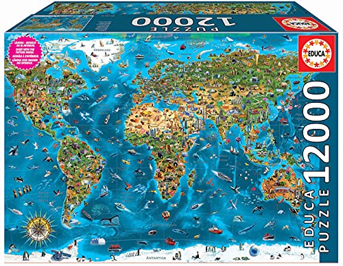 12000 Piece Jigsaw Puzzle: Wonders of The World