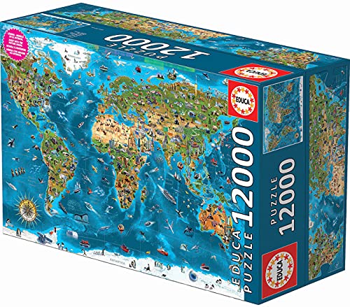 12000 Piece Jigsaw Puzzle: Wonders of The World