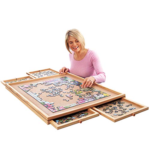 Jigsaw Puzzle Organizer with Drawers - Perfect Gift