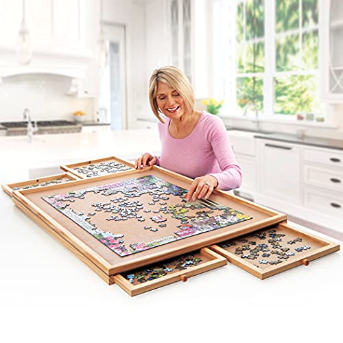 Jigsaw Puzzle Organizer with Drawers - Perfect Gift