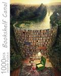 Bookshelf Canal Jigsaw Puzzle, 1000 Pieces for Adults