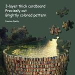 Bookshelf Canal Jigsaw Puzzle, 1000 Pieces for Adults