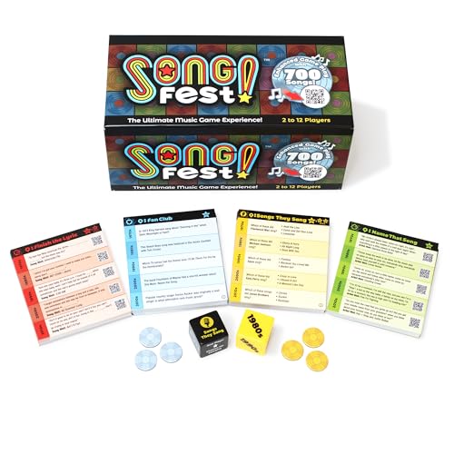 SongFest! Music Trivia Party Game with QR Hints