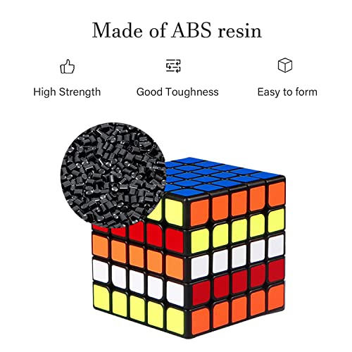 Black Shengshou 5x5x5 Cube Puzzle Games