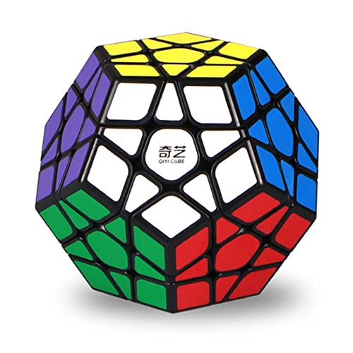 Black Megaminx Speed Cube - Pentagonal Dodecahedron