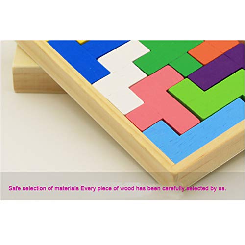 Pentomino Puzzle: Wooden Brain Teaser for Kids