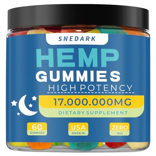 Extra Strength Hemp Gummies for Peaceful Relaxation, USA-made