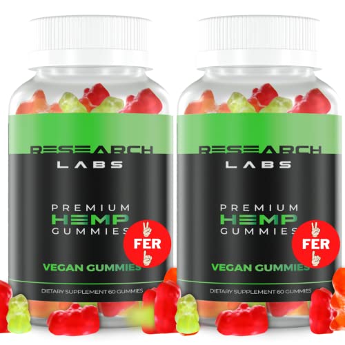 Research Labs Premium Hemp Gummies - 120 Count