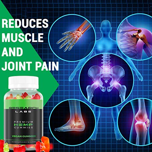 Research Labs Premium Hemp Gummies - 120 Count