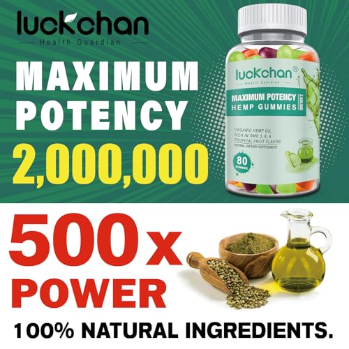 Organic Hemp Gummies 3 Pack - High Potency