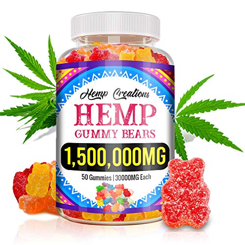 USA-made Organic Hemp Gummies with L-Theanine & Sea Moss
