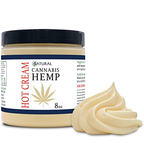 Zatural Hemp Hot Cream for Pain Relief and Relaxation