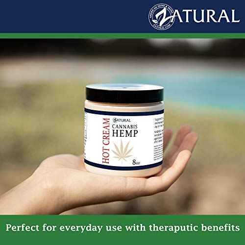 Zatural Hemp Hot Cream for Pain Relief and Relaxation