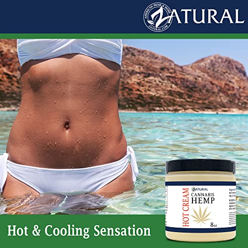 Zatural Hemp Hot Cream for Pain Relief and Relaxation