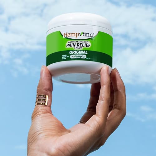 Max Strength Hempvana Relief Cream - Odor-Free, Non-Greasy