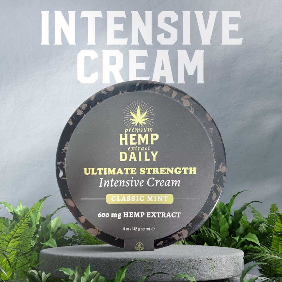 Ultimate Strength Hemp Extract Cream - Classic Mint Flavor