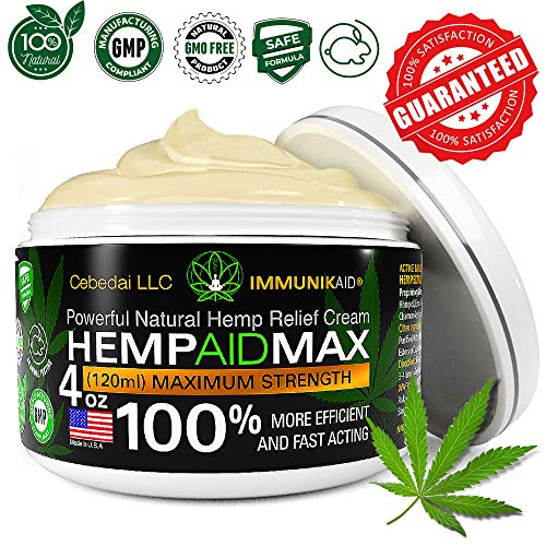 USA-Made Instant Hemp Cream for Muscle & Joint Relief