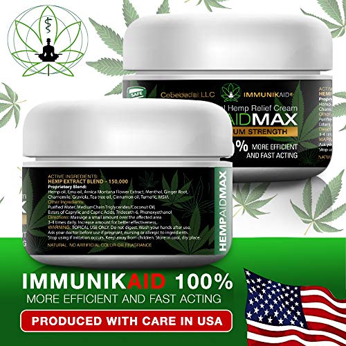 USA-Made Instant Hemp Cream for Muscle & Joint Relief