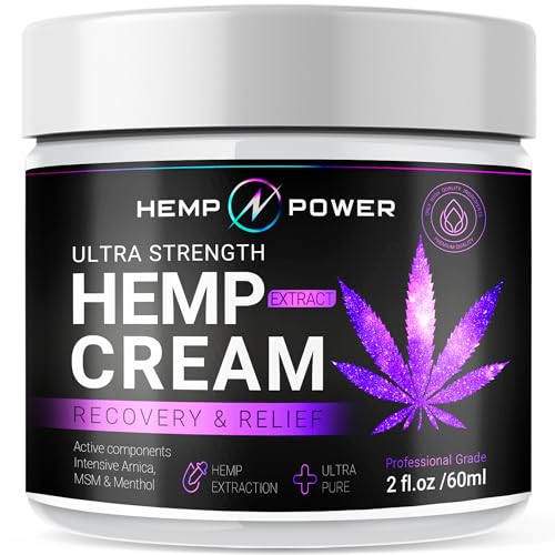 HEMP POWER Muscle Relief Cream with Arnica & Menthol