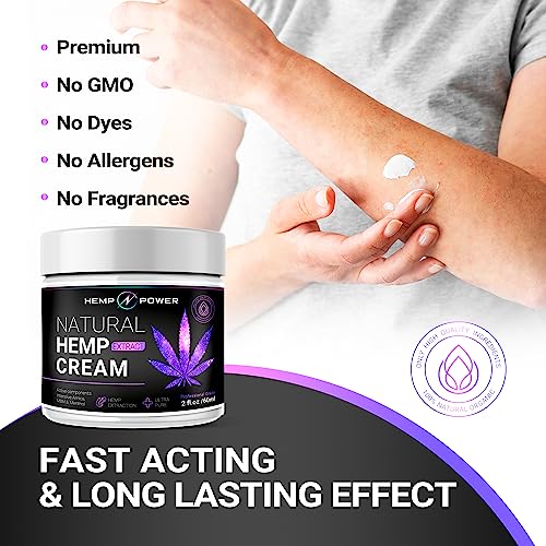 HEMP POWER Muscle Relief Cream with Arnica & Menthol