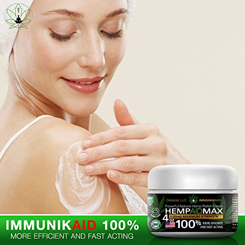 USA-Made Instant Hemp Cream for Muscle & Joint Relief