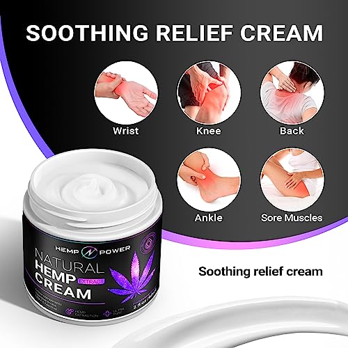 HEMP POWER Muscle Relief Cream with Arnica & Menthol