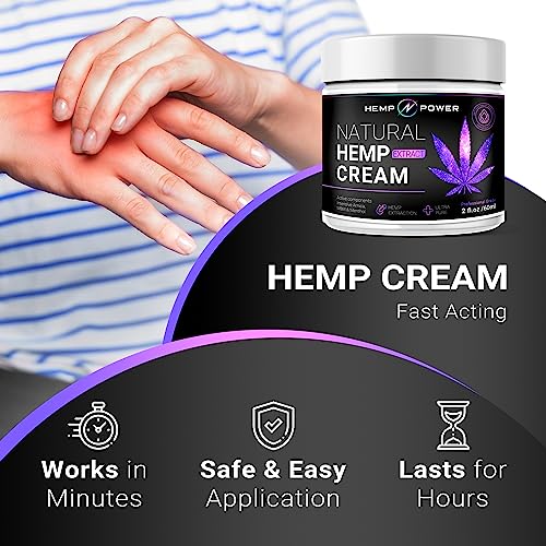 HEMP POWER Muscle Relief Cream with Arnica & Menthol