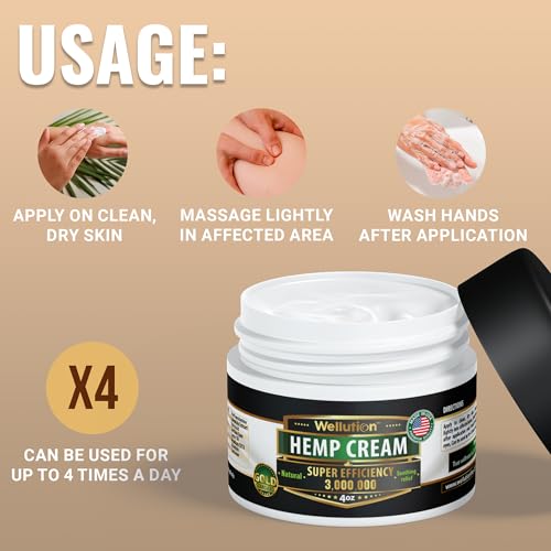 Super Efficient 3,000,000 Hemp Cream with Natural Oils