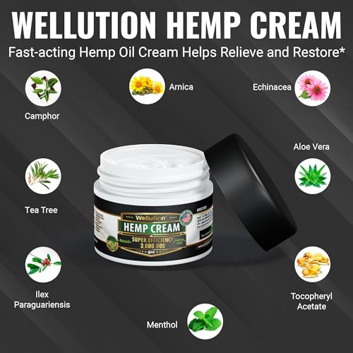 Super Efficient 3,000,000 Hemp Cream with Natural Oils