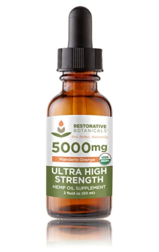 High Strength Mandarin Orange Hemp Oil - 5000mg