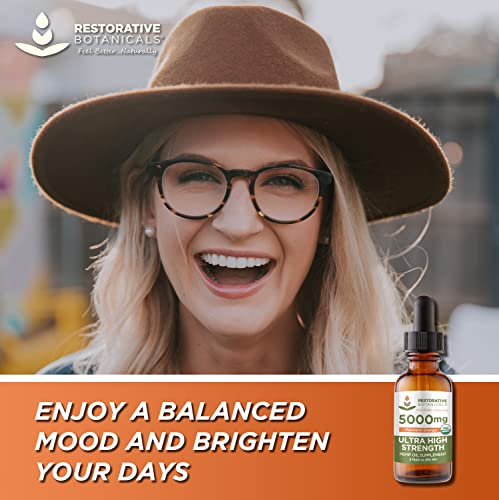 High Strength Mandarin Orange Hemp Oil - 5000mg