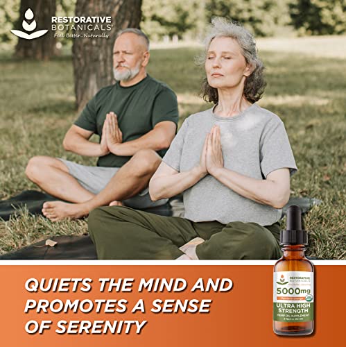 High Strength Mandarin Orange Hemp Oil - 5000mg