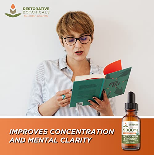 High Strength Mandarin Orange Hemp Oil - 5000mg