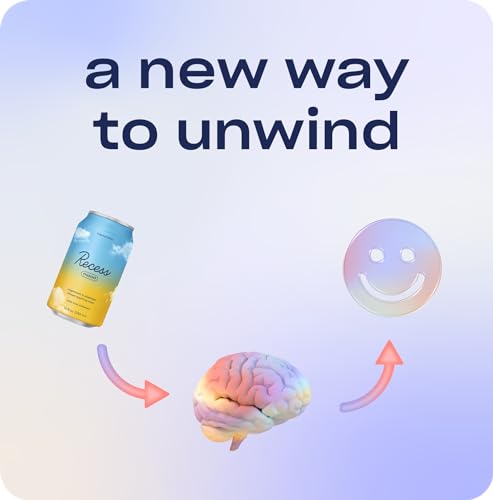 Recess Mood Calming Magnesium Drink, Tropical Bliss, 12oz, 12pk