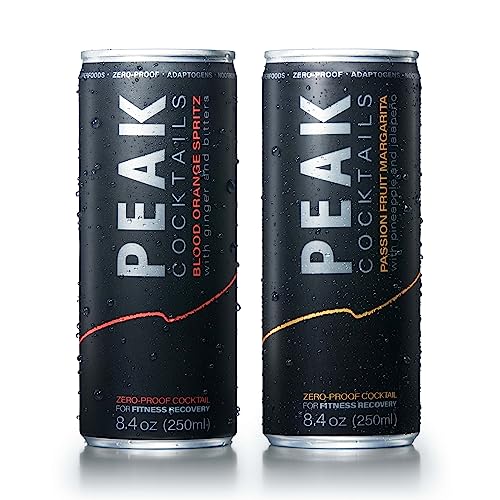 Peak Cocktails - Non-Alc Fitness Drink | Adaptogens, Superfoods