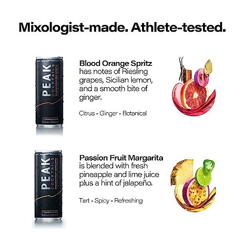 Peak Cocktails - Non-Alc Fitness Drink | Adaptogens, Superfoods