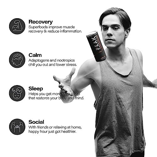 Peak Cocktails - Non-Alc Fitness Drink | Adaptogens, Superfoods
