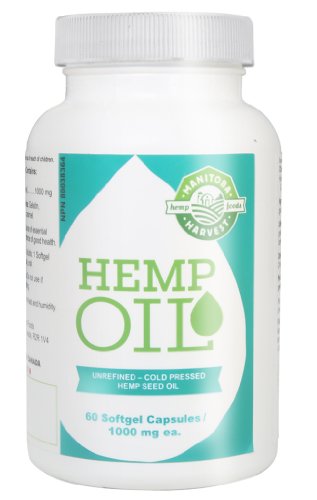 12 Packs of Manitoba Harvest Hemp Seed Oil Softgels