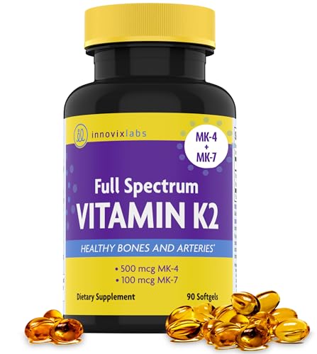 InnovixLabs Full Spectrum Vitamin K2 MK-7 Supplement