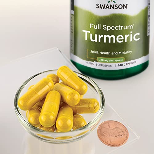 Swanson Full Spectrum Turmeric (Curcumin) Capsules - 240