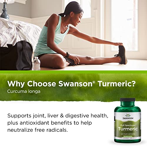 Swanson Full Spectrum Turmeric (Curcumin) Capsules - 240
