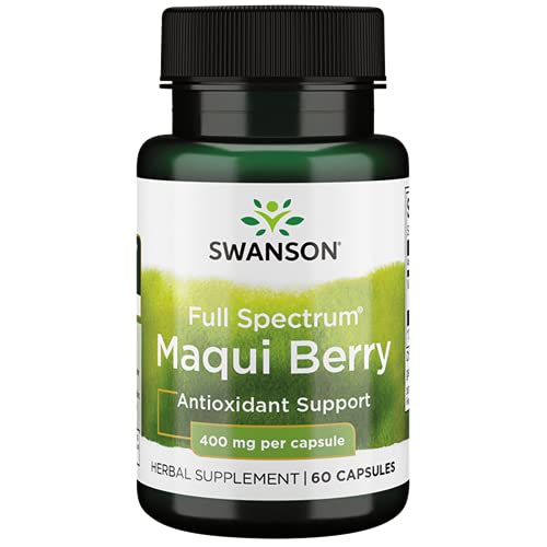 Swanson Maqui Berry Capsules 400mg - 60 Count