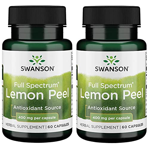Swanson Full Spectrum Lemon Peel 2 Pack Capsules