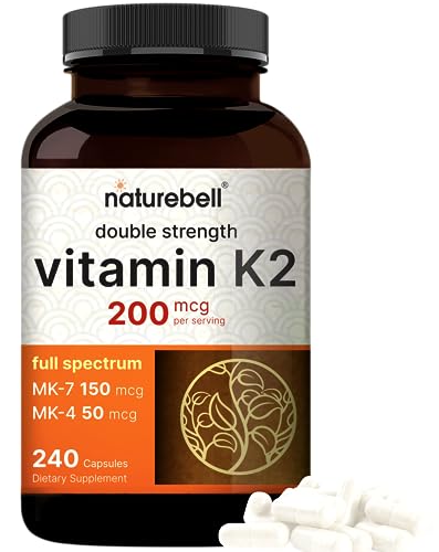 NatureBell Full Spectrum Vitamin K2 Capsules - 200mcg