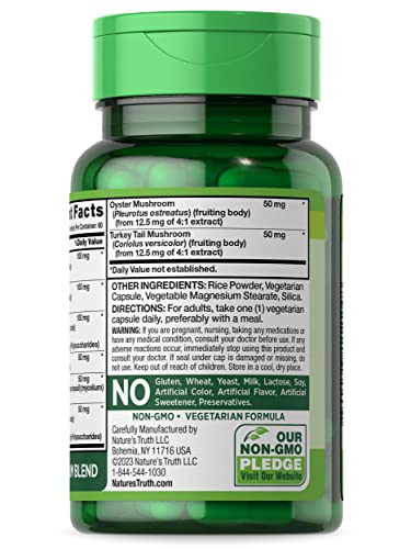 Mushroom Complex Capsules | 60 Count | Super 8