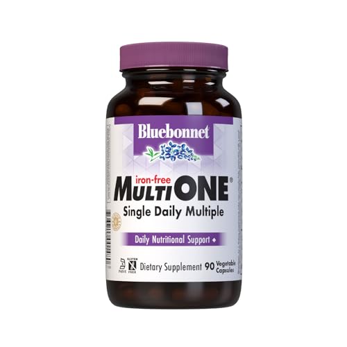 Bluebonnet Multi One Vegetable Capsules, Full Spectrum, 90ct