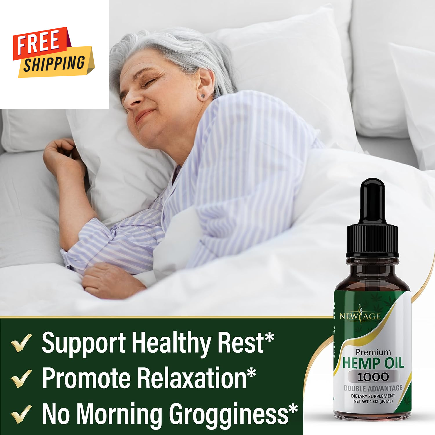 4 Pack Hemp Drops - All Natural CBD Oil