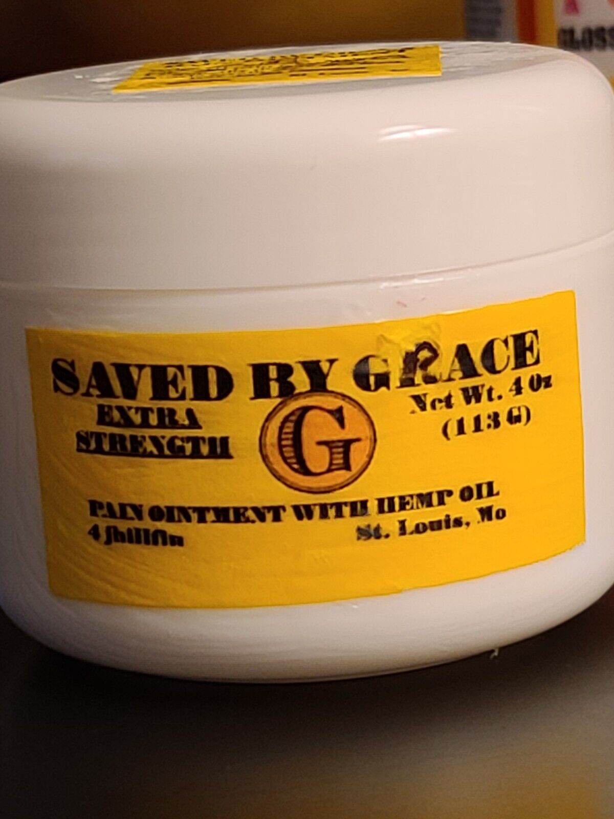 SAVED BY GRACE Hemp Oil Pain Ointment 2-8 OZ